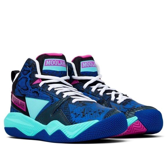 MOOLAH KIDS PRESS BREAK
TRUE BLUE / AQUA / ROSE VIOLET
SIZE 5.5Y. Great Shape!! - Picture 1 of 9